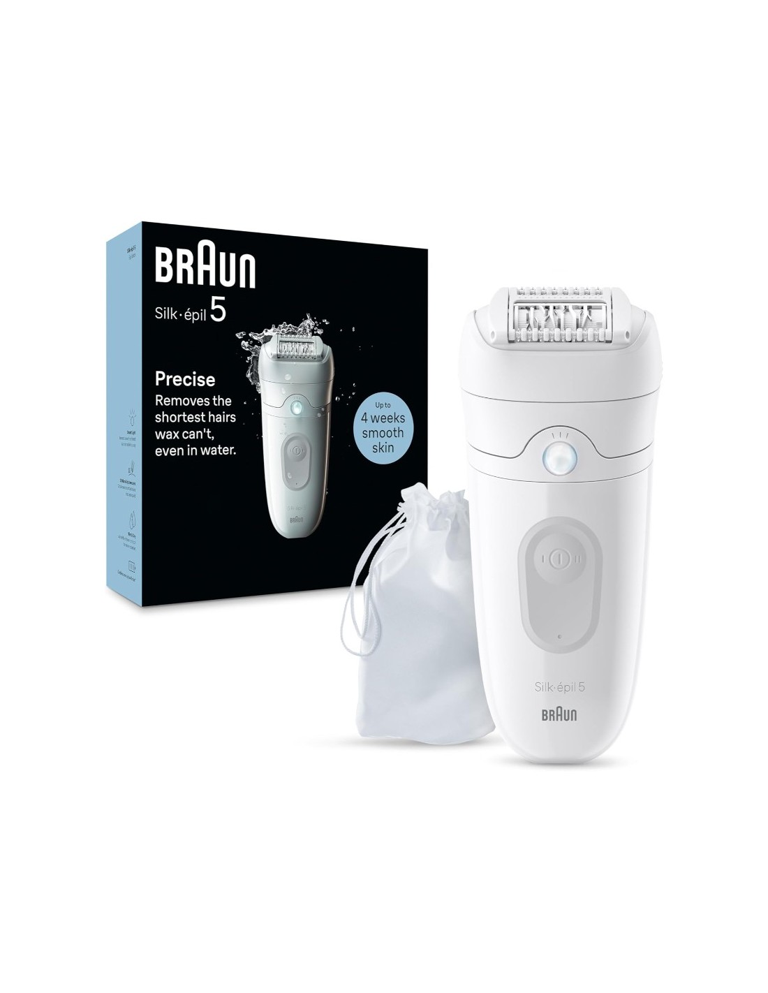 Épilateur Électrique BRAUN Silk-Epil 5 Blanc vue principale