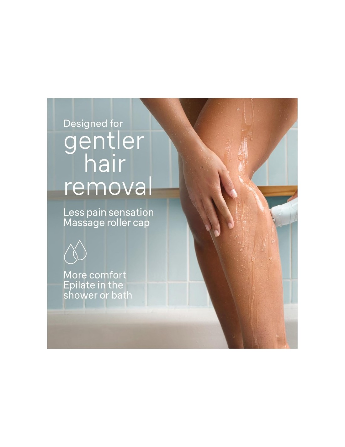 Épilateur BRAUN Silk-Epil 5 utilisation visage et jambes