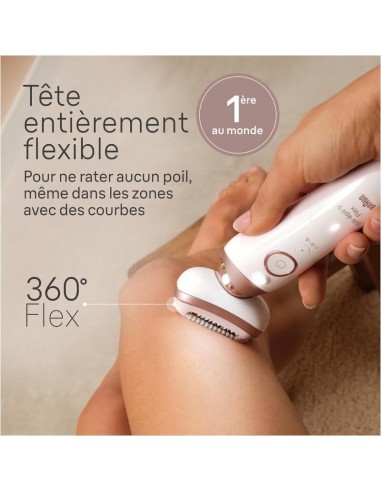 Appareil d'épilation Braun rechargeables pour corps et jambes Appareil d'épilation Braun rechargeables pour corps et jambes