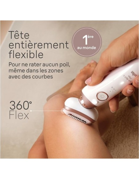 Appareil d'épilation Braun rechargeables pour corps et jambes Appareil d'épilation Braun rechargeables pour corps et jambes