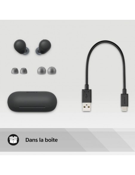 Sony WF-C700N noir écouteurs sport étanches IPX4 Sony WF-C700N noir écouteurs sport étanches IPX4