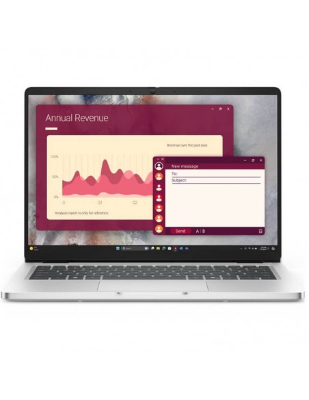 PC Dell 14 pouces Windows 11 Pro argent