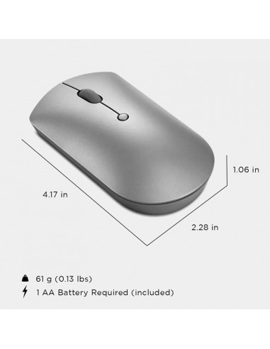 Souris bureautique LENOVO 600 compacte et confortable Souris bureautique LENOVO 600 compacte et confortable