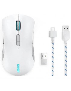 Souris gamer Lenovo Legion M600 design ambidextre gris