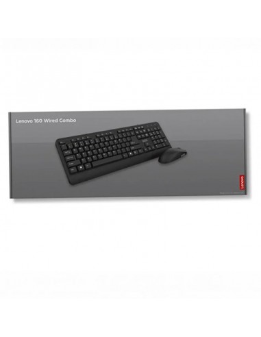 Ensemble clavier souris usb lenovo 160 combo Ensemble clavier souris usb lenovo 160 combo