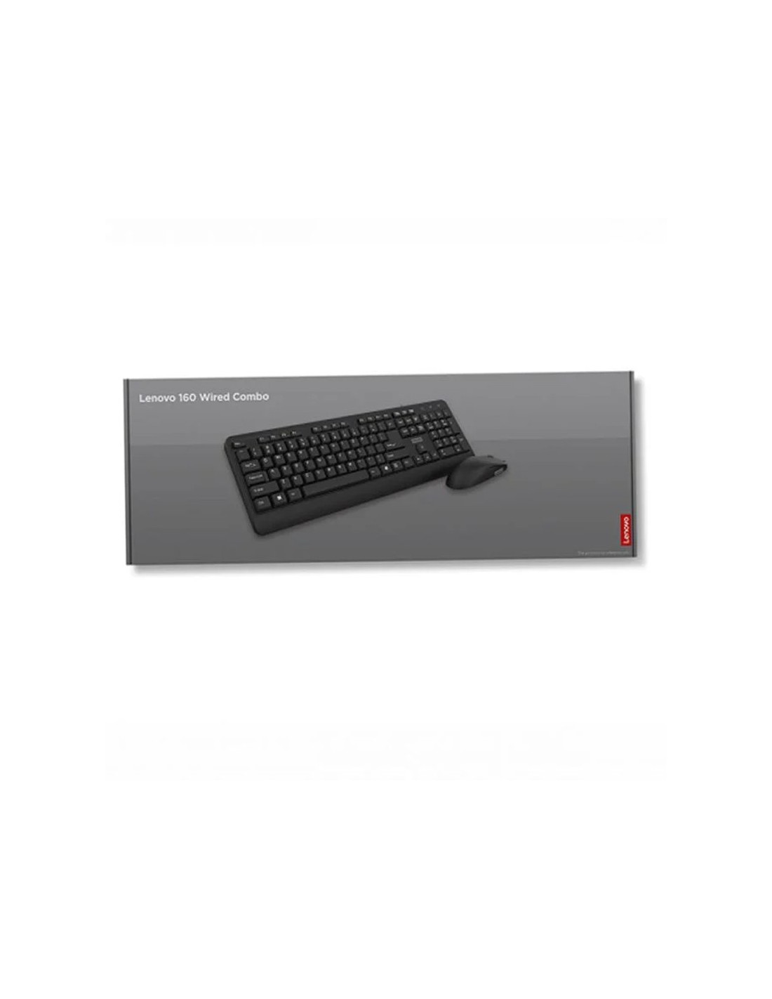 Clavier souris lenovo ergonomique pour pc de bureau noir