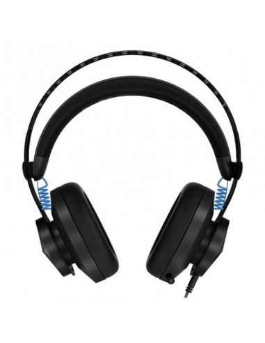 casque gamer noir et bleu Lenovo Legion design robuste