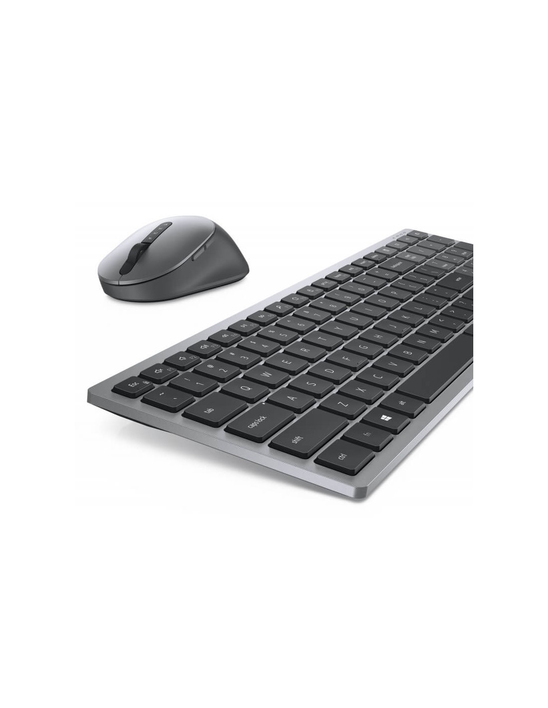 Ensemble Clavier & Souris Multi périphérique DELL sans fil Gris Titane
