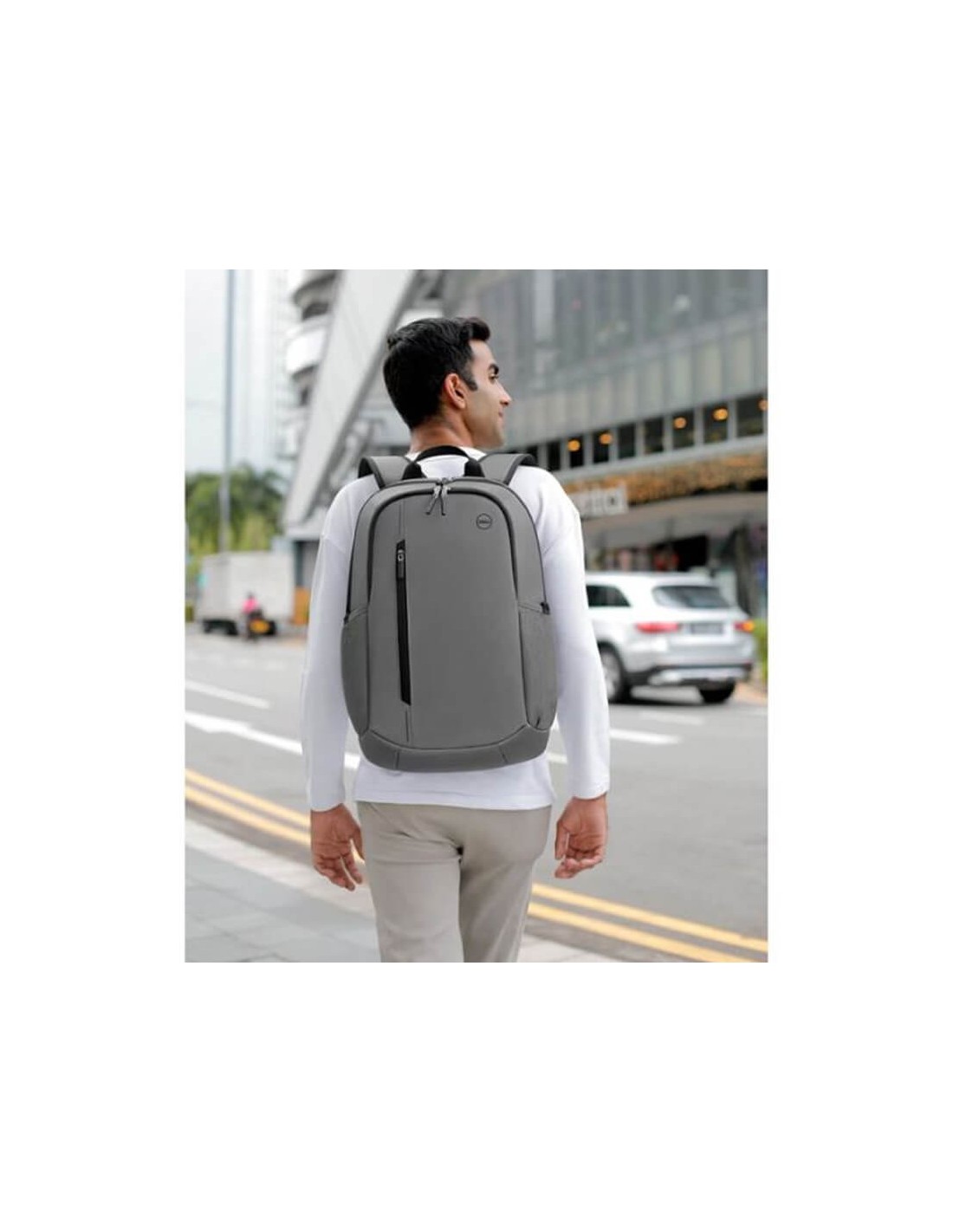 Sac à dos Dell EcoLoop gris avec compartiments pour PC portable