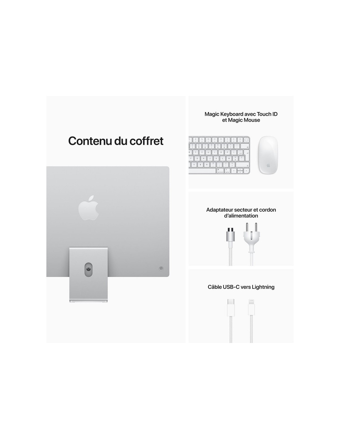 iMac M4 24 pouces écran Retina haute performance