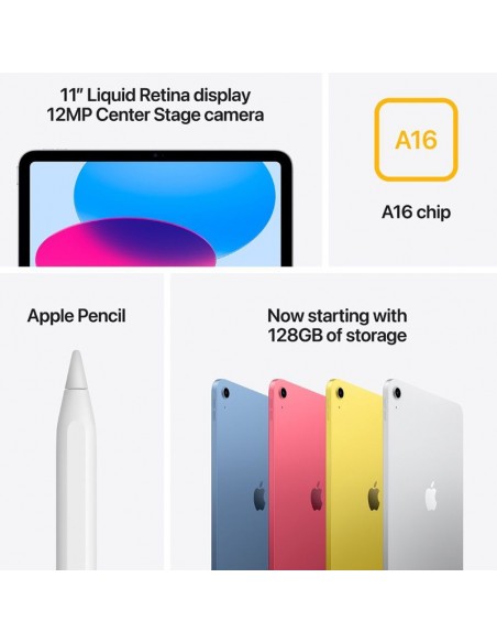 Apple iPad 11 WiFi 128Go appareil photo arrière