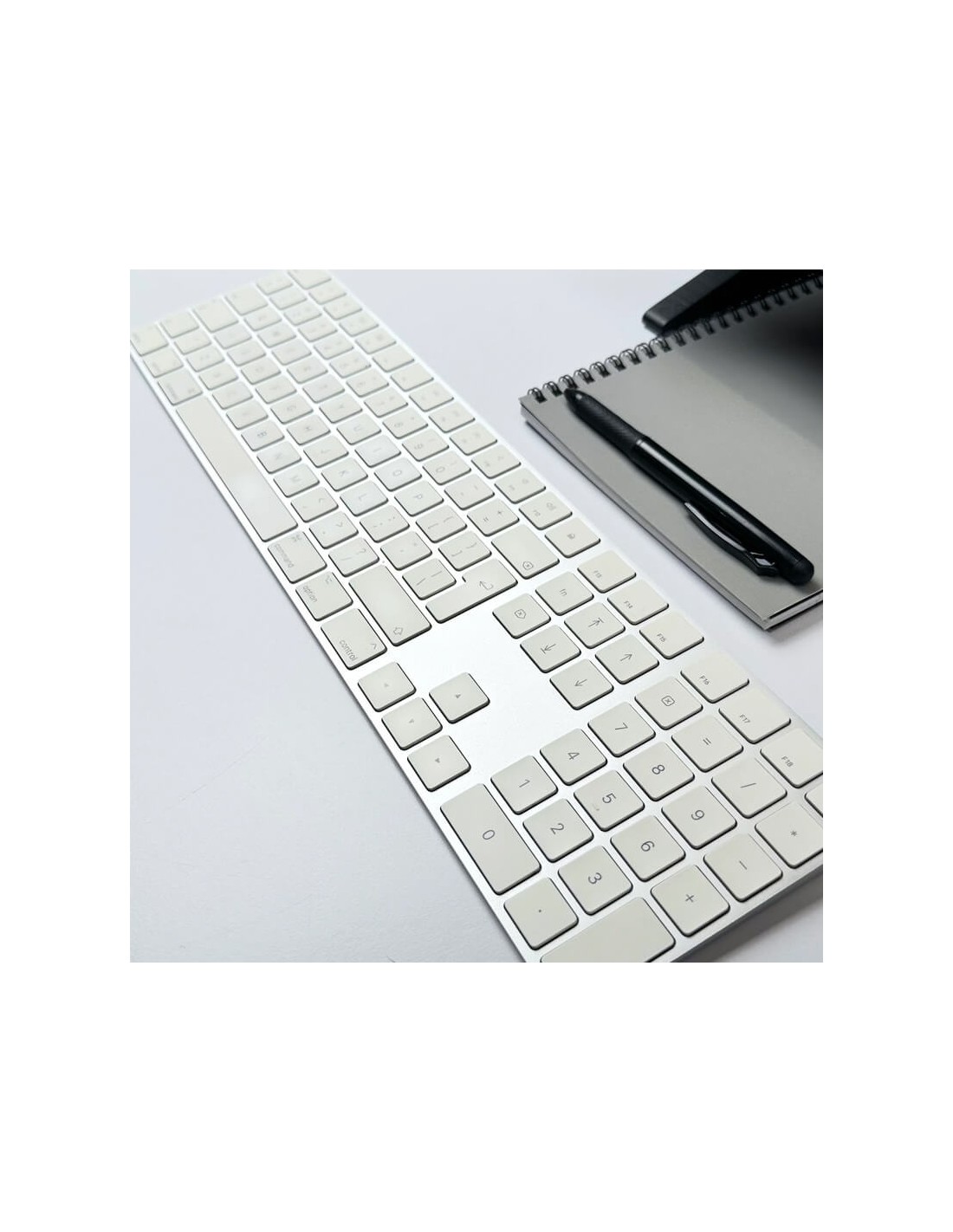Clavier Apple bureau pratique et multifonction, blanc et ergonomique