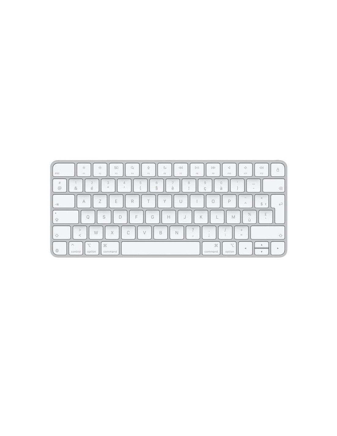 Clavier sans fil Apple Magic Blanc élégant et design fin