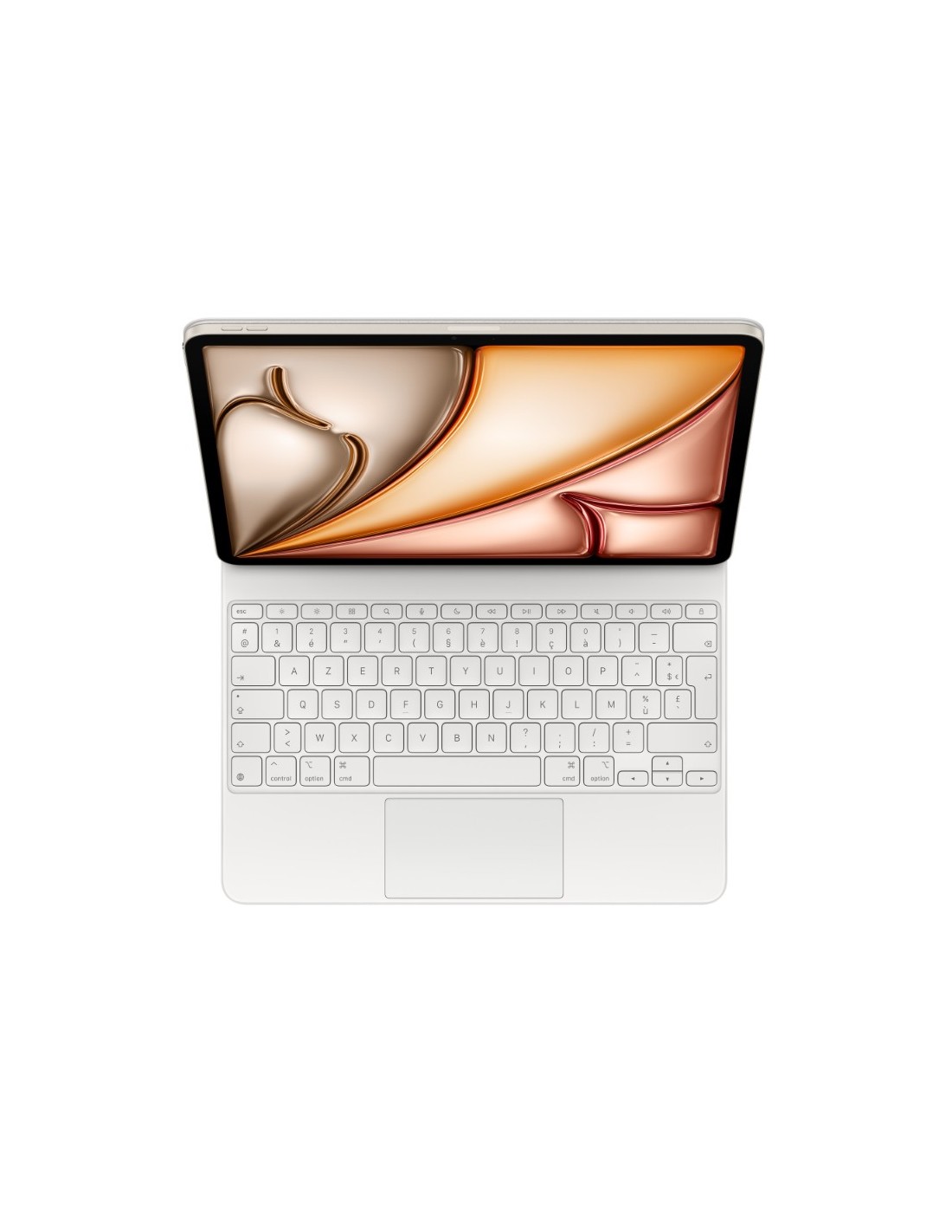 Magic Keyboard iPad Air M3 clavier blanc ergonomique pour iPad 13 pouces