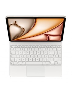 Clavier ergonomique iPad Air M3 blanc pour usage quotidien