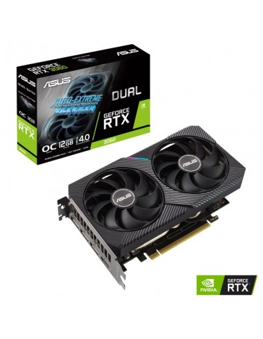 Carte graphique ASUS DUAL RTX 3060 12G pour montage vidéo et jeux