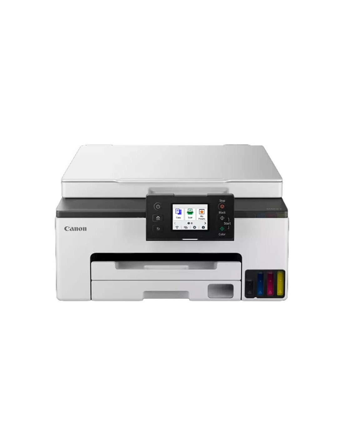 Vue latérale de l’imprimante Canon MAXIFY GX1040 pour bureau