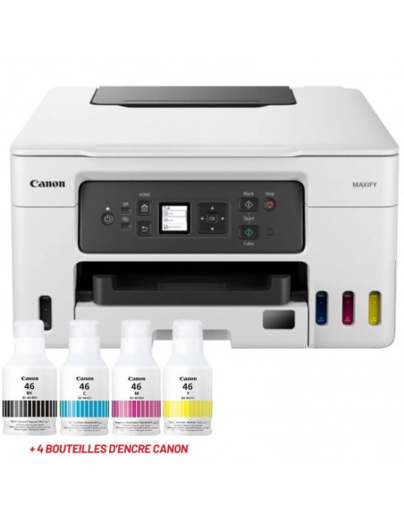 Imprimante Canon couleur GX3040 avec fonctions impression, copie et numérisation Imprimante Canon couleur GX3040 avec fonctions impression, copie et numérisation