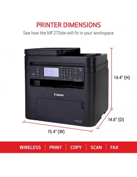Imprimante Laser 4En1 monochrome CANON i-SENSYS MF275DW Wifi