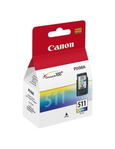 Installation facile de la Cartouche Canon CL-511 Couleur