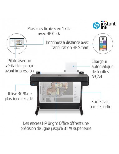 plotter HP T630 jet d’encre grand format Wi-Fi