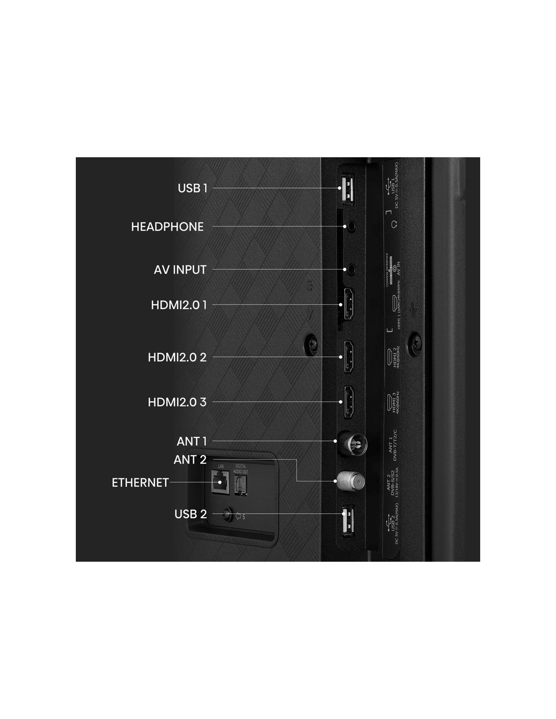 Smart TV Hisense 85A6K applications Netflix et YouTube UHD