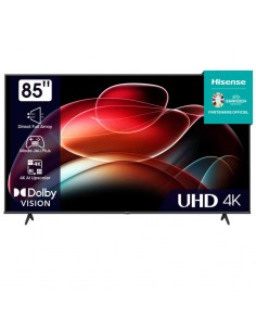 TV Hisense 85 pouces design élégant noir moderne
