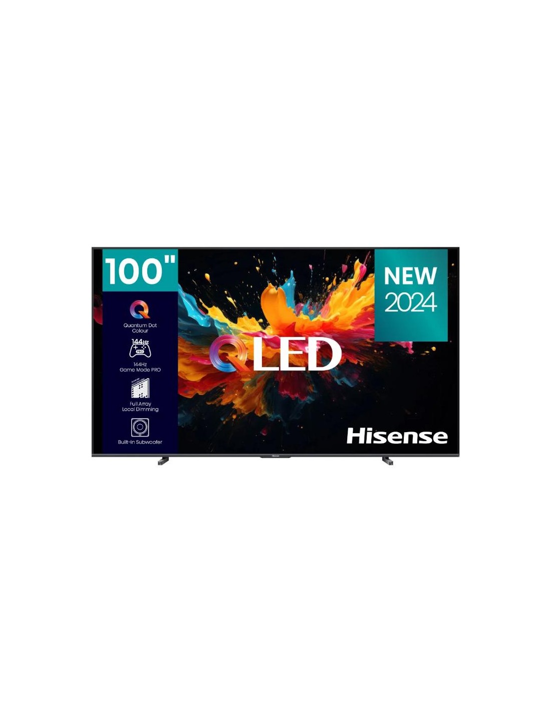 TV HISENSE 100Q7N 100 pouces QLED 4K Smart VIDAA design