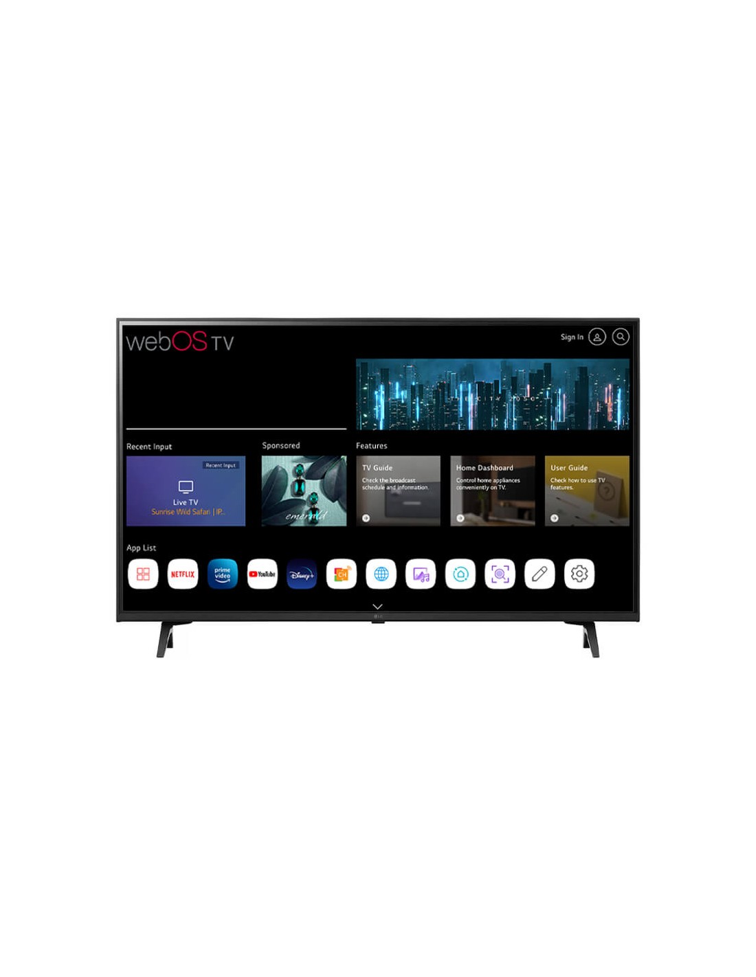 TV LG 43'' SMART écran 43 pouces UHD 4K Smart TV