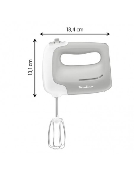 Batteur 450W Prep'Mix avec crochets pétrin et ergonomique