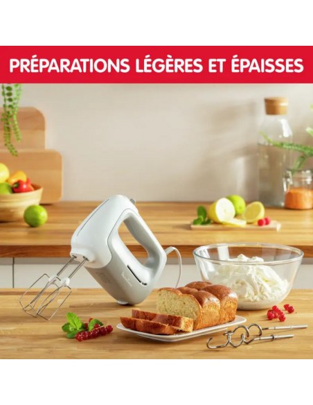 Moulinex HM450B10 batteur main léger et rapide pour pâtisserie
