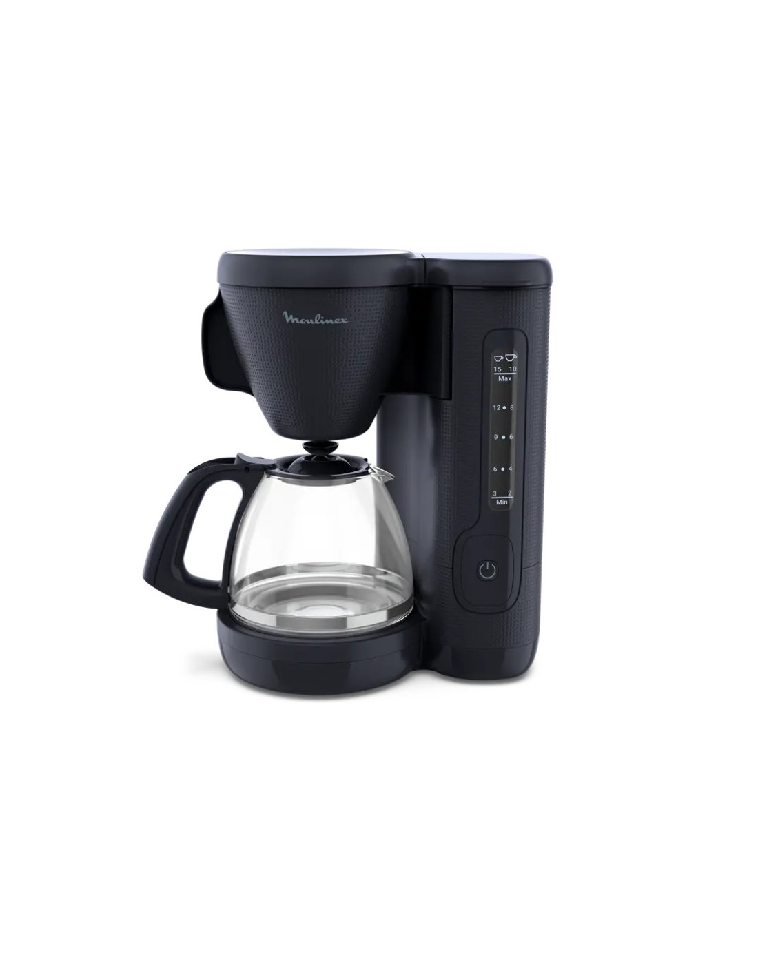 moulinex cafetière filtre morning bleu nuit 1000w vue design moderne