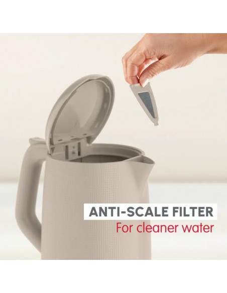 Bouilloire sans fil 1.7L pour eau chaude rapide