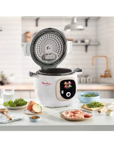 Cookeo MOULINEX CE85BA10 blanc 6 Litres connecté et cuisson sous pression 2