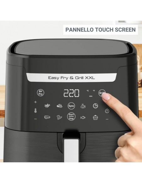 Friteuse compacte et facile à nettoyer pour famille