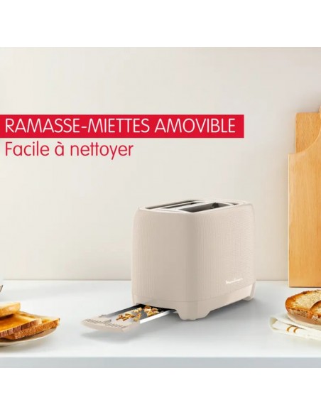 Grille-pain rapide chauffe-rapide puissance 850W cuisine quotidienne