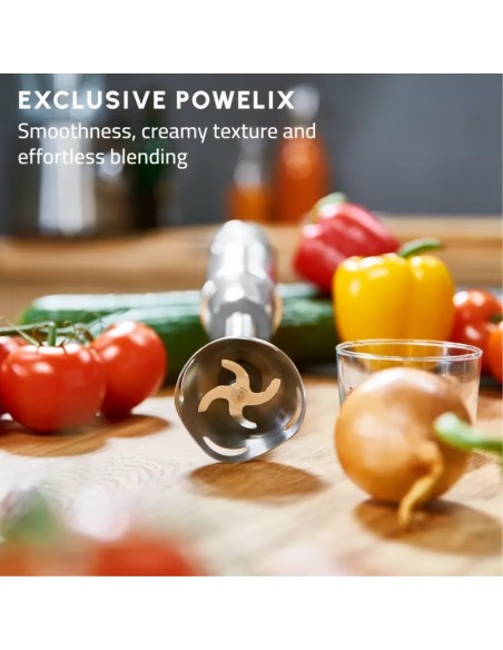 Mixeur cuisine Moulinex design compact gris