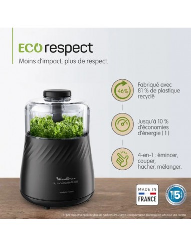 Hachoir viande Moulinex DP712825 coupe fine et rapide démonstration