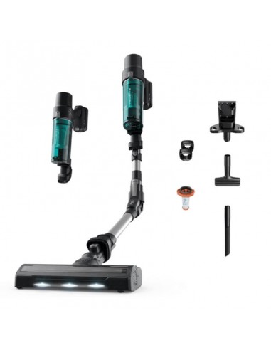 Aspirateur balai ergonomique ROWENTA vert autonomie 45 min Aspirateur balai ergonomique ROWENTA vert autonomie 45 min