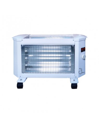 Chauffage maison Coala blanc avec bouton Marche/Arrêt