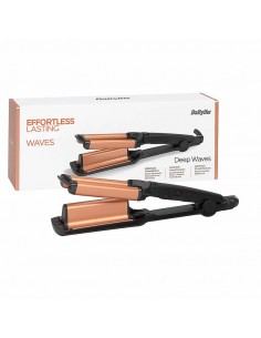 Fer à ondulations cheveux Babyliss support chaleur intégré noir