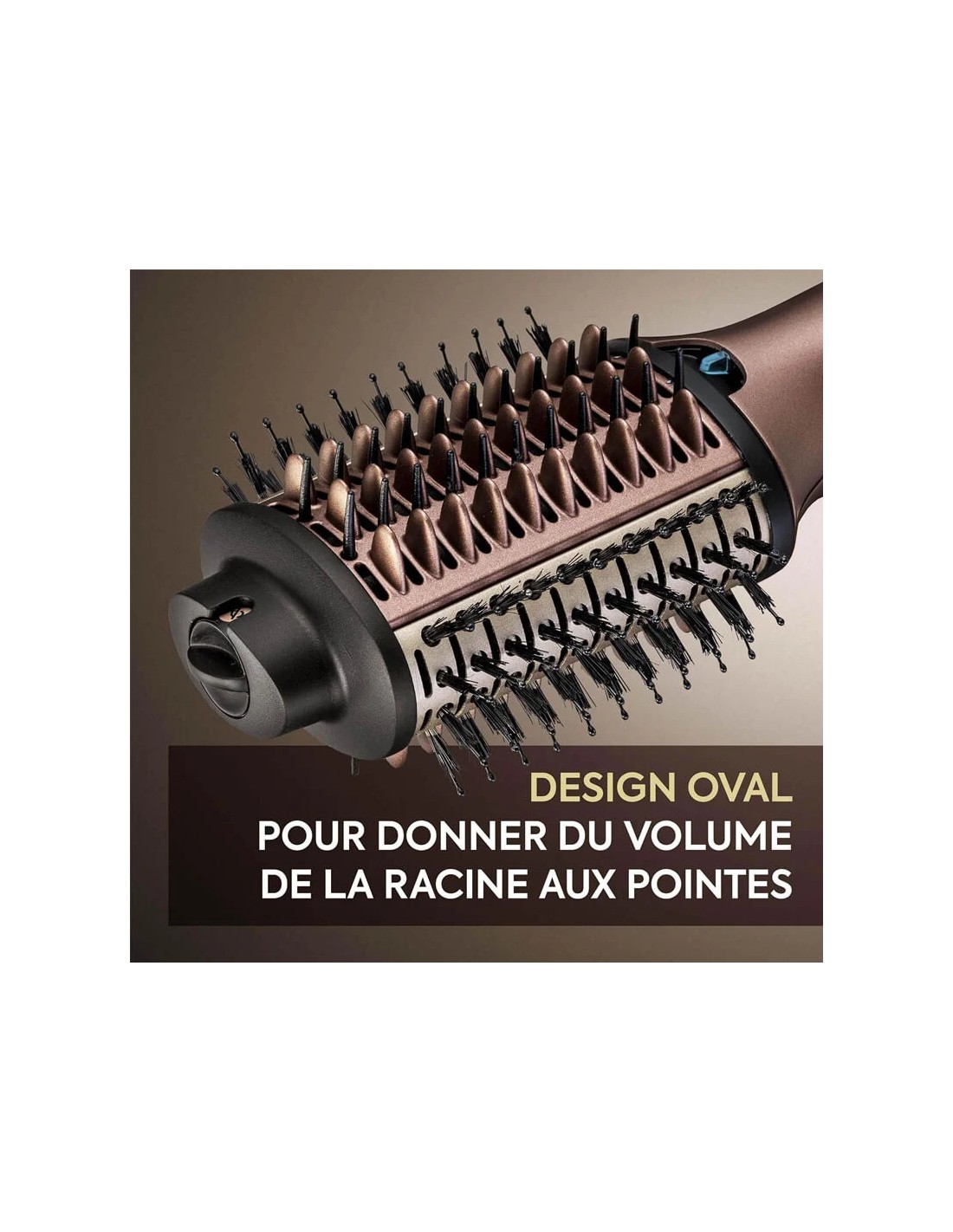 BaByliss Air Power - Brosse Soufflante AS95E 1000W Rose pour cheveux lisses et volumineux