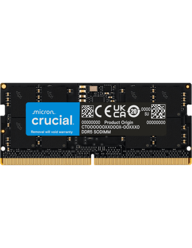 Barrette mémoire haute vitesse DDR5 8GB Crucial SODIMM