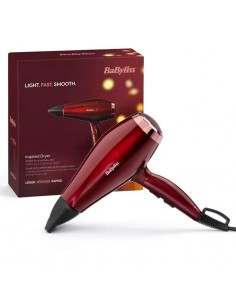 Sèche cheveux BABYLISS rouge polyvalent usage salon et maison 2