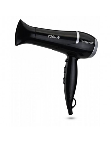 Sèche-cheveux rapide et silencieux TECHWOOD idéal coiffure professionnelle