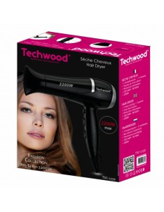 Sèche-cheveux rapide et silencieux TECHWOOD idéal coiffure professionnelle 2