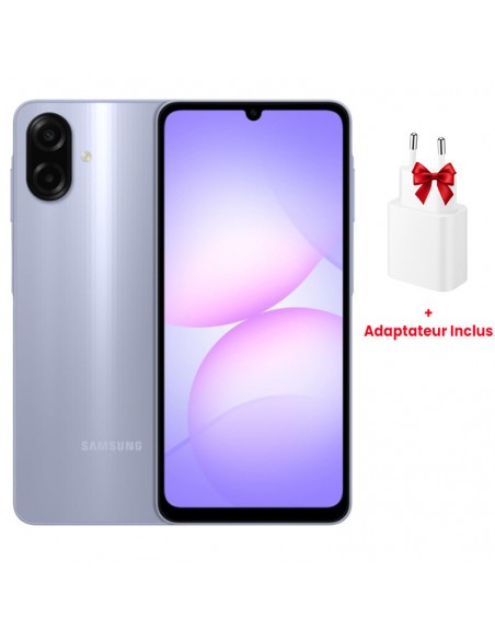 Samsung A07 TA + Adaptateur et câble de charge inclus Samsung A07 TA + Adaptateur et câble de charge inclus