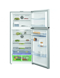 Réfrigérateur MAXWELL inox 470L super freeze et fresh zone 2