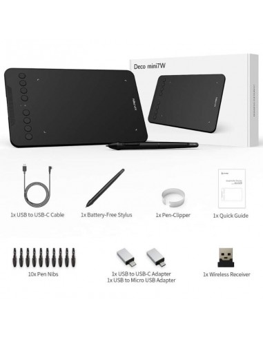 Tablette dessin professionnelle XP-PEN Deco mini7W compacte