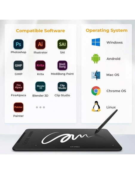 Stylet EMR XP-PEN Deco idéal pour artistes et graphistes Stylet EMR XP-PEN Deco idéal pour artistes et graphistes